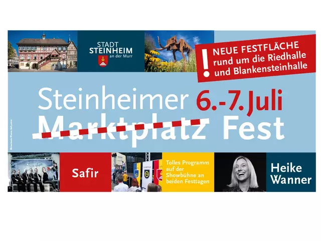 Plakat zum Steinheimer (Marktplatz-)Fest